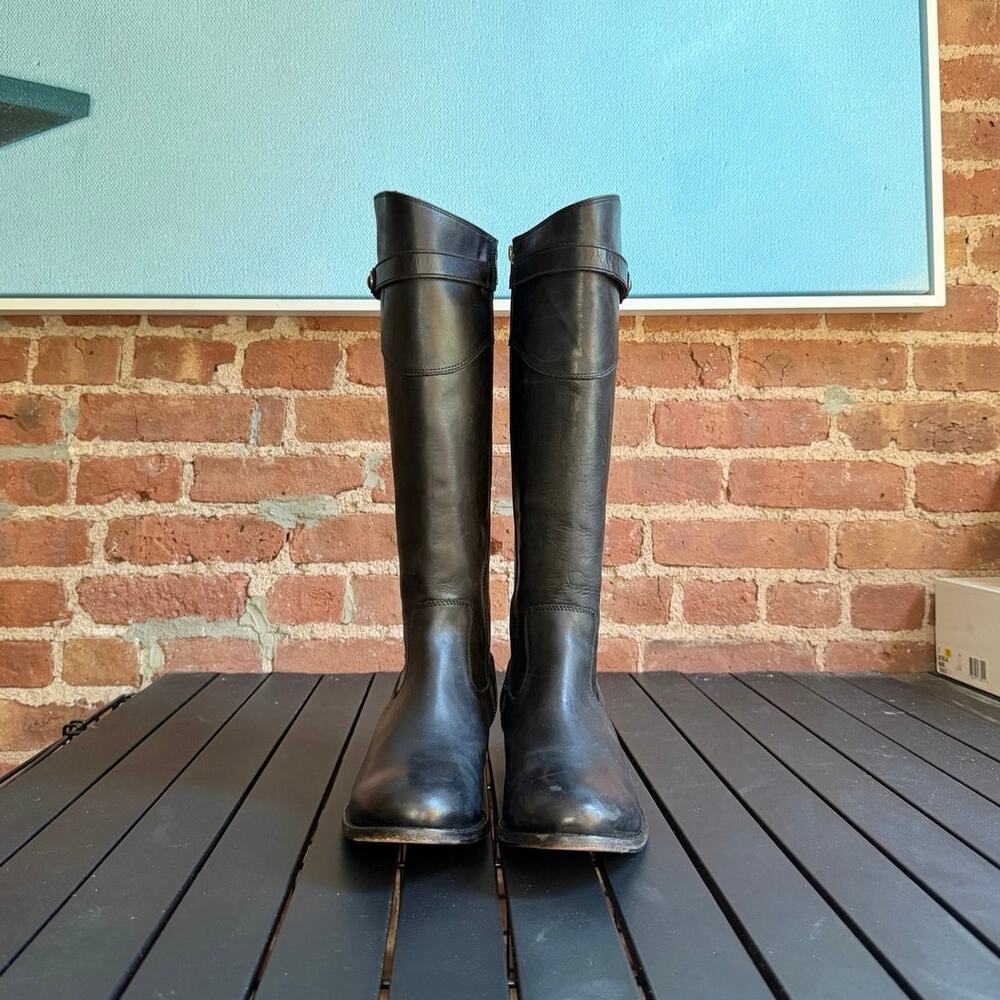 Frye Molly Button Tall Riding Boot - Picture 4 of 8